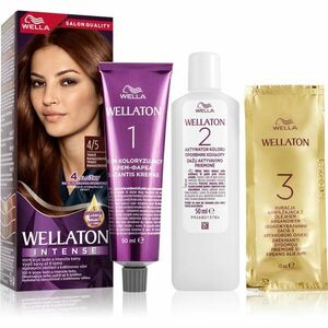 Wella Wellaton Intense permanentní barva na vlasy s arganovým olejem odstín 4/5 Addictive Mahogany 1 ks obraz