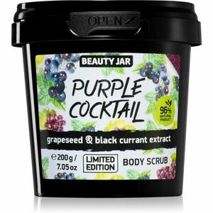 Beauty Jar Purple Cocktail osvěžující tělový peeling 200 g obraz