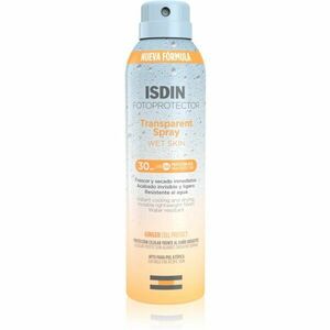 ISDIN Transparent Spray Wet Skin transparentní sprej na opalování SPF 30 250 ml obraz