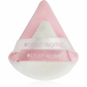 Brushworks Triangular Powder Puff Duo labutěnka obraz