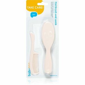 BabyOno Take Care Hairbrush and Comb IV kartáč na vlasy pro děti Pink 2 ks obraz