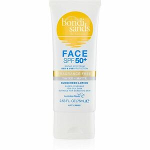 Bondi Sands SPF 50+ Face Fragrance Free ochranný tónovací krém na obličej pro matný vzhled SPF 50+ 75 ml obraz