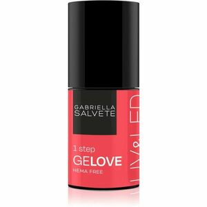 Gabriella Salvete GeLove gelový lak na nehty s použitím UV/LED lampy 3 v 1 odstín 08 Red Flag 8 ml obraz