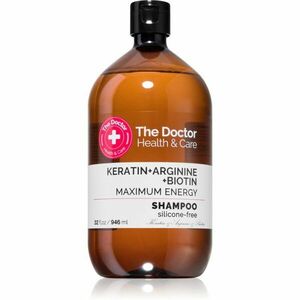 The Doctor Keratin + Arginine + Biotin Maximum Energy keratinový šampon pro posílení a lesk vlasů 946 ml obraz