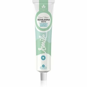 BEN&ANNA Toothpaste White přírodní zubní pasta s fluoridem 75 ml obraz