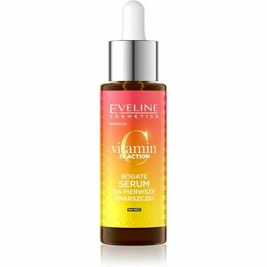 Eveline Cosmetics Vitamin C 3x Action noční sérum pro první vrásky 30 ml obraz
