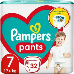 Pampers Pants Size 7 jednorázové plenkové kalhotky 17+ kg 32 ks obraz