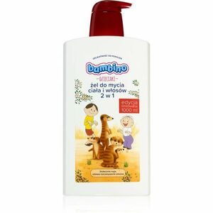 Bambino Kids Bolek and Lolek 2 in 1 šampon a sprchový gel 2 v 1 pro děti Meerkats 1000 ml obraz