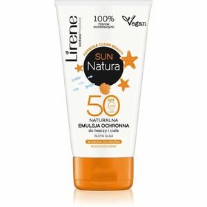 Lirene Sun Natura hydratační a ochranná emulze na obličej a tělo SPF 50 120 ml obraz
