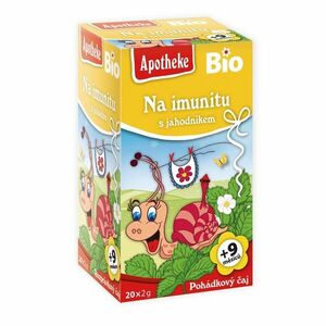Apotheke Dětský BIO Pohádkový čaj Imunita s jahodníkem 20x2 g obraz