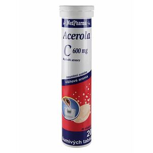 Medpharma Vitamin C 600 mg + Acerola 20 šumivých tablet obraz