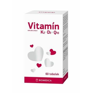 Biomedica Vitamín K2 + D3 + Q10 60 tobolek obraz
