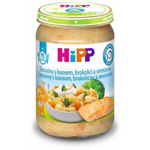 Hipp DĚTSKÉ MENU BIO Těstoviny s lososem, brokolicí a smetanou 250 g obraz