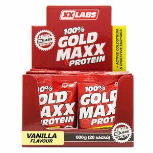 Xxlabs 100% gold maxx protein vanilka sáčky 20x30 g obraz