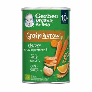 Gerber Organic Křupky s mrkví a pomerančem BIO 10m+ 35 g obraz