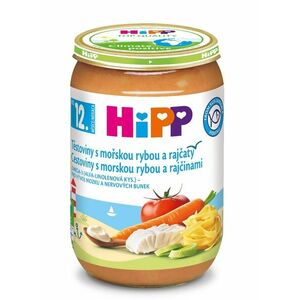 Hipp DĚTSKÉ MENU BIO Těstoviny s mořskou rybou a rajčaty 220 g obraz