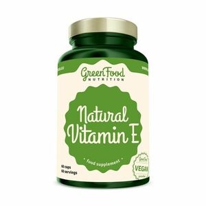 GreenFood Nutrition Natural Vitamin E 60 kapslí obraz