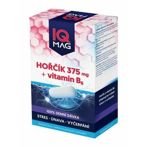 IQ Mag Hořčík 375 mg + vitamin B6 60 tobolek obraz