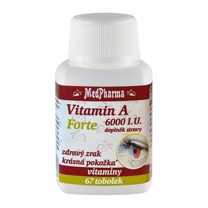 Medpharma Vitamin A 6000 I.U. Forte 67 tobolek obraz