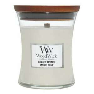 WOOD WICK - Vonná svíčka střední Smoked Jasmine obraz
