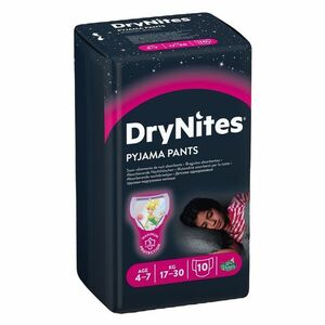 HUGGIES DRY NITES kalhotky abs. 4 - 7 let/M/girls/17 - 30 kg/10 ks obraz