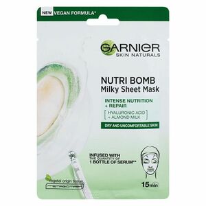 GARNIER Skin Naturals Nutri Bomb Textilní maska s mandlovým mlékem 28 g obraz