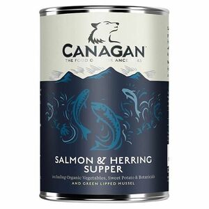 CANAGAN Salmon & herring supper konzerva pro psy 400 g obraz