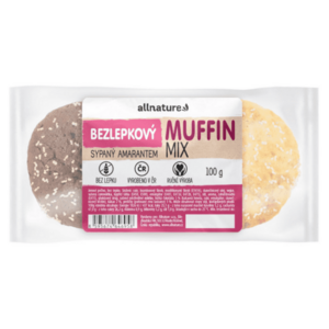 ALLNATURE Bezlepkový muffin MIX sypaný amarantem čerstvý 100 g obraz