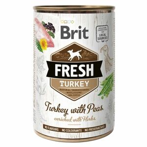 BRIT Fresh Turkey with Peas konzerva pro psy 400 g obraz