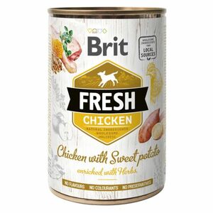 BRIT Fresh Chicken with Sweet Potato konzerva pro psy 400 g obraz
