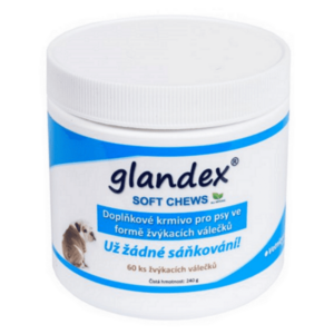 GLANDEX Soft chews žvýkací válečky pro psy a kočky 60 ks obraz