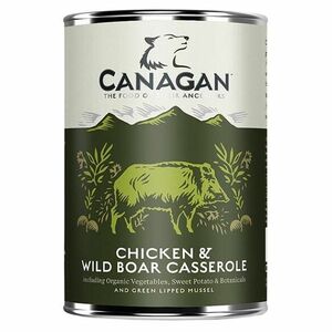 CANAGAN Chicken & wild boar casserole konzerva pro psy 400 g obraz