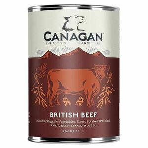CANAGAN British beef konzerva pro psy 400 g obraz