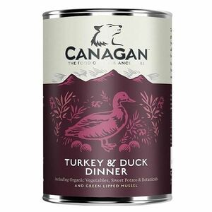 CANAGAN Turkey & duck dinner konzerva pro psy 400 g obraz