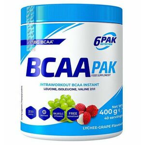 BCAA PAK - 6PAK Nutrition 400 g Lychee Grape obraz