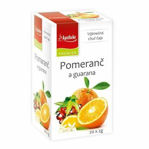 Apotheke Pomeranč a guarana čaj nálevové sáčky 20x2 g obraz