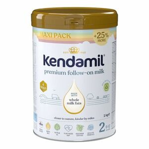 Kendamil 2 Premium Kojenecké pokračovací mléko HMO+ duhové XXL balení 1 kg obraz