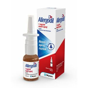 Allergodil 1 mg/ml nosní sprej 10 ml obraz