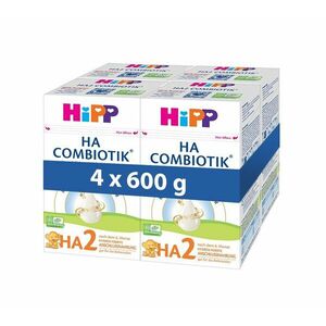 Hipp HA 2 Combiotik Pokračovací kojenecká výživa 4x600 g obraz