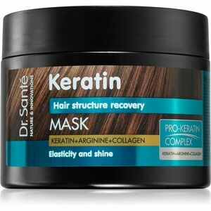 Dr. Santé Keratin hloubkově regenerační a výživná maska pro křehké vlasy bez lesku 300 ml obraz