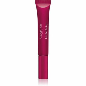 Clarins Lip Perfector Shimmer lesk na rty s hydratačním účinkem odstín 08 Plum Shimmer 12 ml obraz
