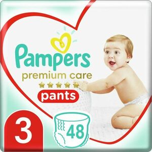 Pampers Premium Care Pants Midi Size 3 plenkové kalhotky 6-11kg 48 ks obraz