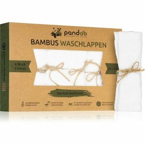 Pandoo Bamboo Washcloth mycí žínka 25 x 25 cm 6 ks obraz