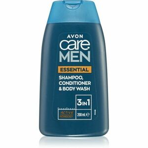 Avon Care Men Essential 3 v 1 šampon, kondicionér a sprchový gel 200 ml obraz