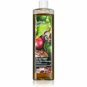 Avon Senses Spiced Pepper 3 v 1 šampon, kondicionér a sprchový gel 500 ml obraz