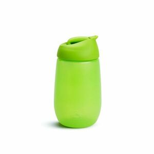 Munchkin Simple Clean dětská láhev s brčkem Green 12 m+ 296 ml obraz