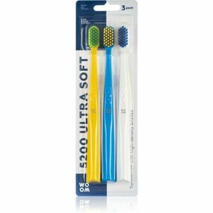 WOOM Toothbrush 5200 Ultra Soft zubní kartáčky 3 ks obraz