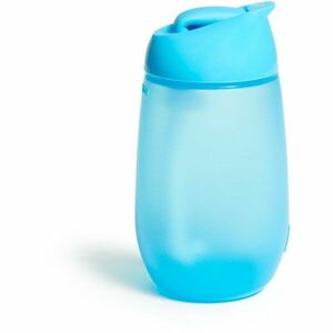 Munchkin Simple Clean dětská láhev s brčkem Blue 12 m+ 296 ml obraz