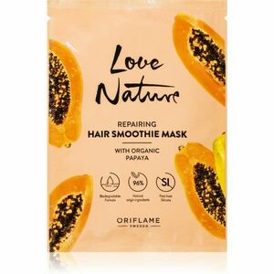Oriflame Love Nature Organic Papaya regenerační maska na vlasy 30 ml obraz