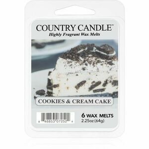 Country Candle Cookies & Cream Cake vosk do aromalampy 64 g obraz